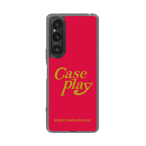Slim Protection Case［ Original - ENJOY YOUR OWN DAY - Red ］