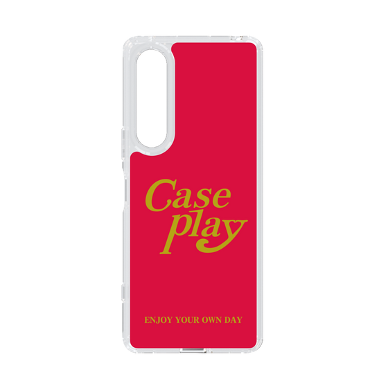 Slim Protection Case［ Original - ENJOY YOUR OWN DAY - Red ］