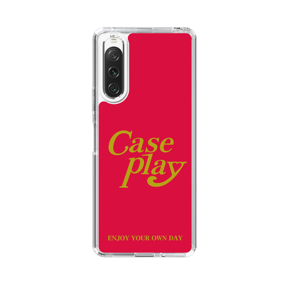 Slim Protection Case［ Original - ENJOY YOUR OWN DAY - Red ］