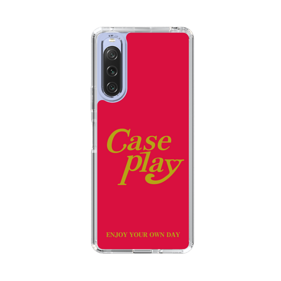 Slim Protection Case［ Original - ENJOY YOUR OWN DAY - Red ］