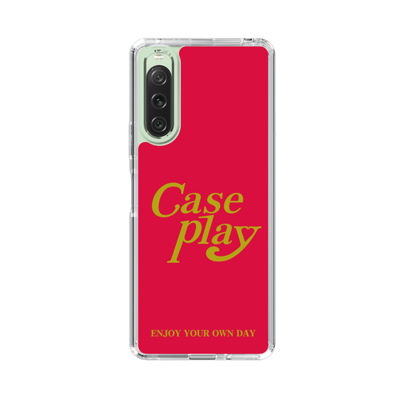 Slim Protection Case［ Original - ENJOY YOUR OWN DAY - Red ］