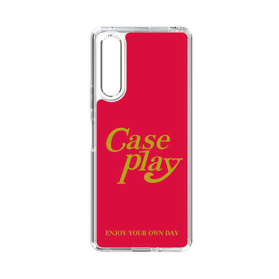 Slim Protection Case［ Original - ENJOY YOUR OWN DAY - Red ］