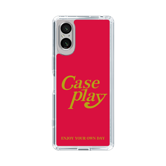 Slim Protection Case［ Original - ENJOY YOUR OWN DAY - Red ］
