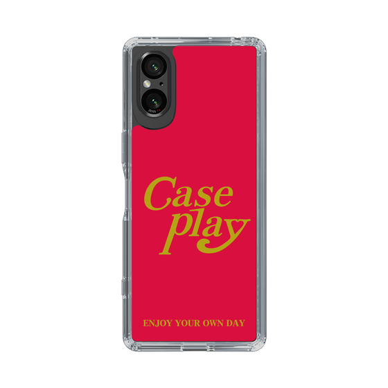 Slim Protection Case［ Original - ENJOY YOUR OWN DAY - Red ］