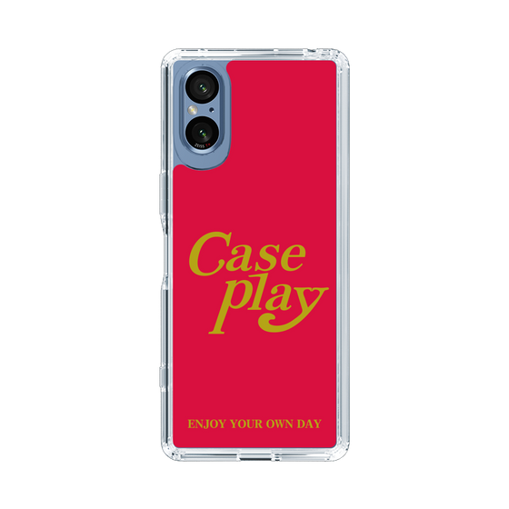 Slim Protection Case［ Original - ENJOY YOUR OWN DAY - Red ］