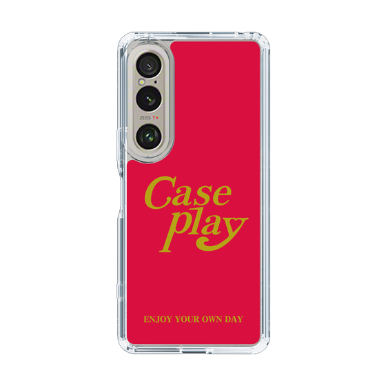 Slim Protection Case［ Original - ENJOY YOUR OWN DAY - Red ］