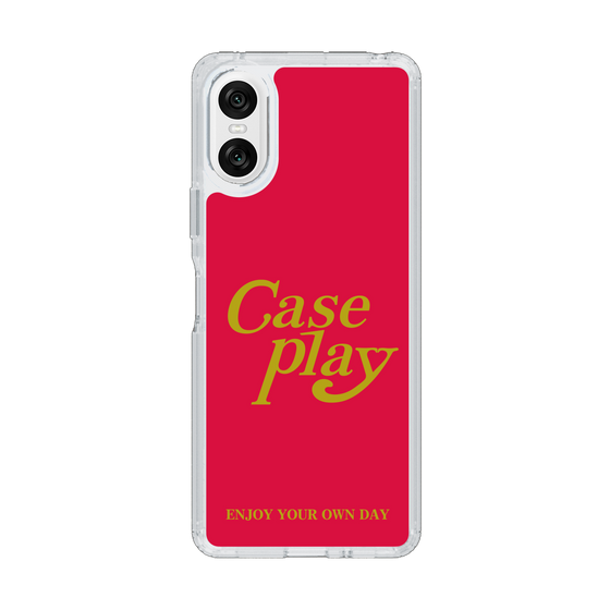 Slim Protection Case［ Original - ENJOY YOUR OWN DAY - Red ］