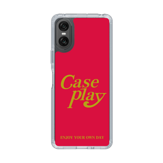 Slim Protection Case［ Original - ENJOY YOUR OWN DAY - Red ］