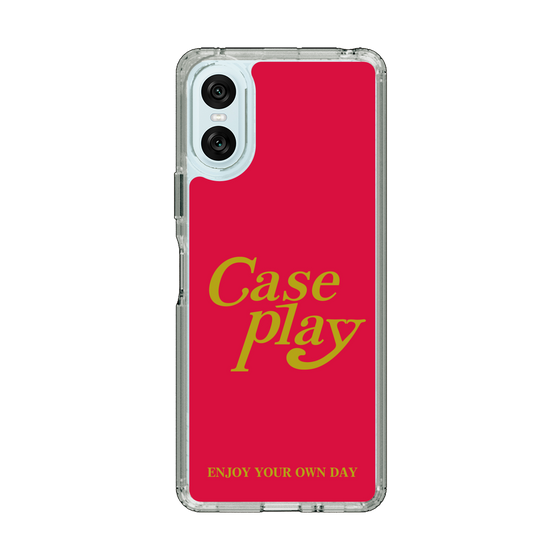 Slim Protection Case［ Original - ENJOY YOUR OWN DAY - Red ］