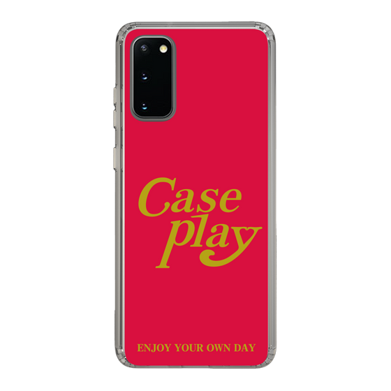 Slim Protection Case［ Original - ENJOY YOUR OWN DAY - Red ］