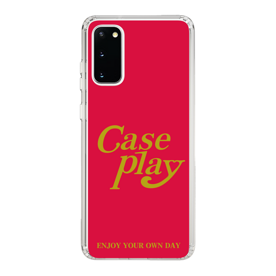 Slim Protection Case［ Original - ENJOY YOUR OWN DAY - Red ］