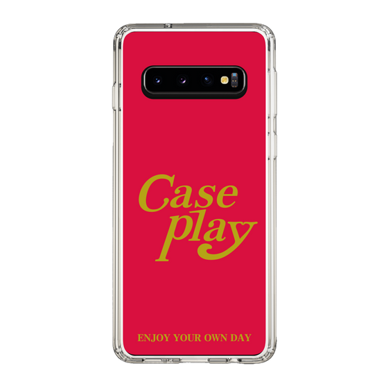 Slim Protection Case［ Original - ENJOY YOUR OWN DAY - Red ］