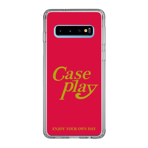 Slim Protection Case［ Original - ENJOY YOUR OWN DAY - Red ］