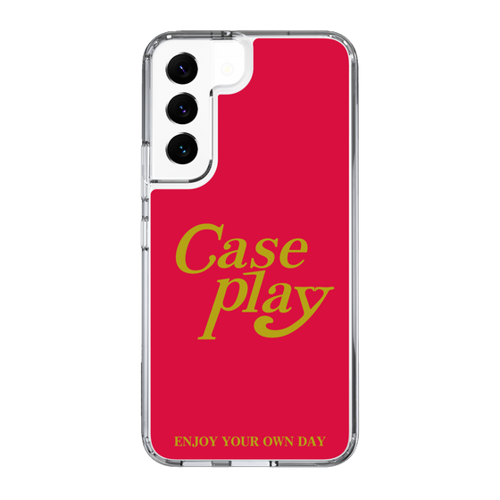 Slim Protection Case［ Original - ENJOY YOUR OWN DAY - Red ］