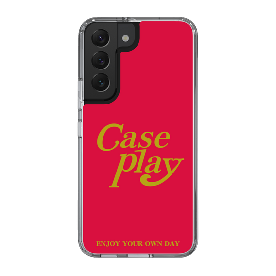 Slim Protection Case［ Original - ENJOY YOUR OWN DAY - Red ］