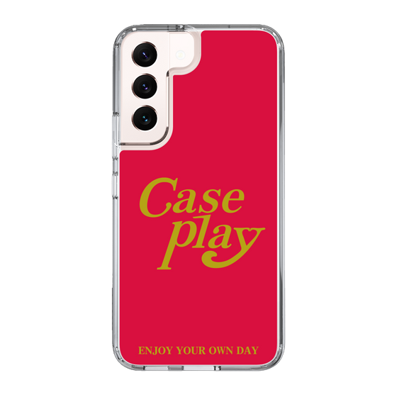 Slim Protection Case［ Original - ENJOY YOUR OWN DAY - Red ］