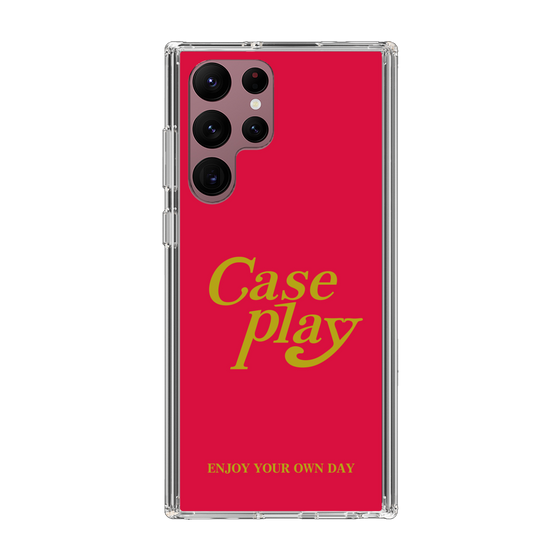 Slim Protection Case［ Original - ENJOY YOUR OWN DAY - Red ］