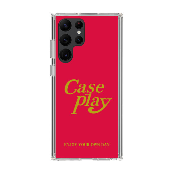Slim Protection Case［ Original - ENJOY YOUR OWN DAY - Red ］