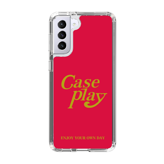 Slim Protection Case［ Original - ENJOY YOUR OWN DAY - Red ］