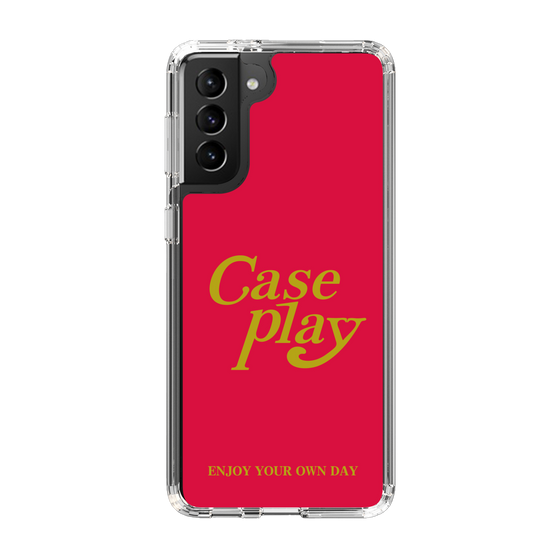 Slim Protection Case［ Original - ENJOY YOUR OWN DAY - Red ］