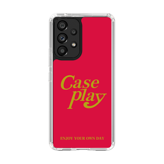 Slim Protection Case［ Original - ENJOY YOUR OWN DAY - Red ］
