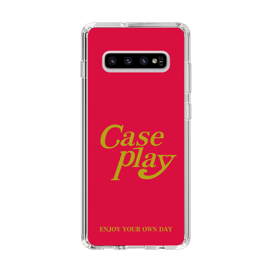 Slim Protection Case［ Original - ENJOY YOUR OWN DAY - Red ］