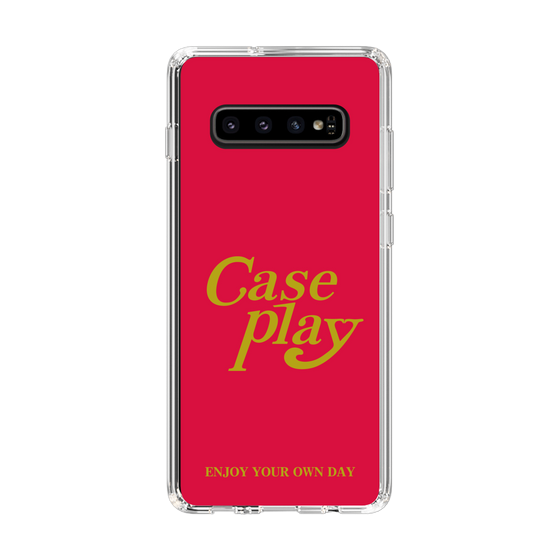 Slim Protection Case［ Original - ENJOY YOUR OWN DAY - Red ］