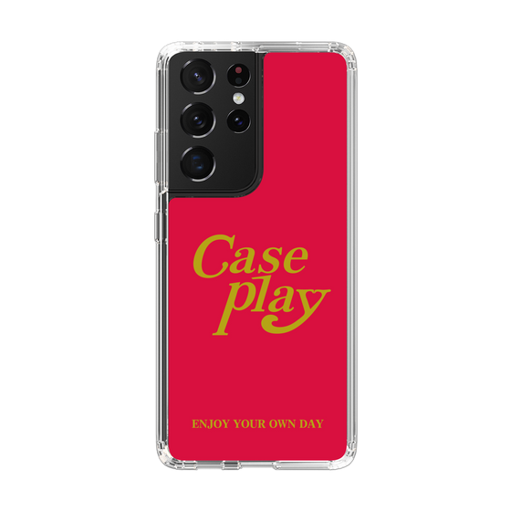 Slim Protection Case［ Original - ENJOY YOUR OWN DAY - Red ］