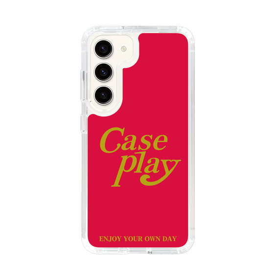 Slim Protection Case［ Original - ENJOY YOUR OWN DAY - Red ］
