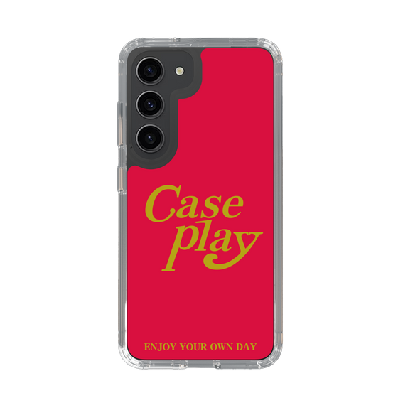Slim Protection Case［ Original - ENJOY YOUR OWN DAY - Red ］