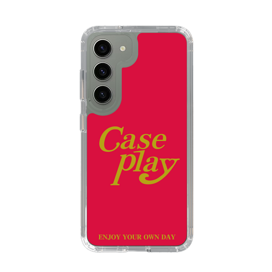 Slim Protection Case［ Original - ENJOY YOUR OWN DAY - Red ］