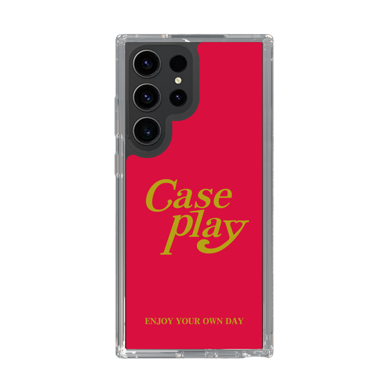 Slim Protection Case［ Original - ENJOY YOUR OWN DAY - Red ］