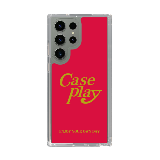 Slim Protection Case［ Original - ENJOY YOUR OWN DAY - Red ］