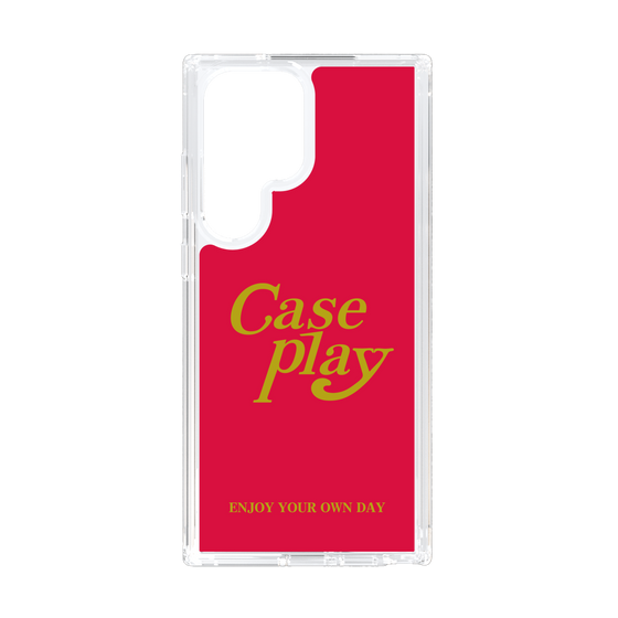 Slim Protection Case［ Original - ENJOY YOUR OWN DAY - Red ］