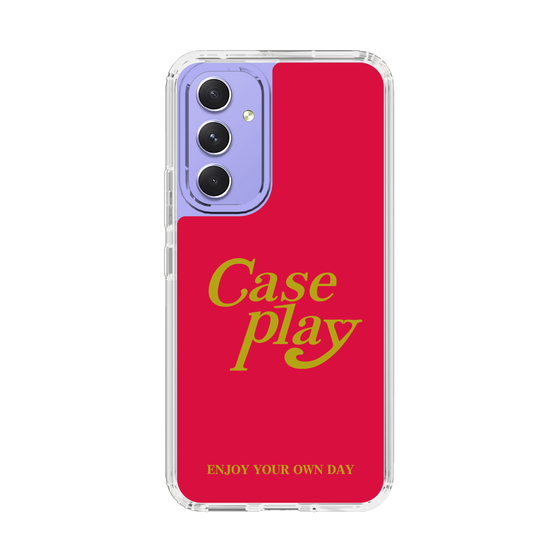 Slim Protection Case［ Original - ENJOY YOUR OWN DAY - Red ］