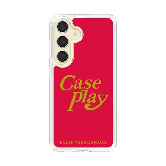 Slim Protection Case［ Original - ENJOY YOUR OWN DAY - Red ］