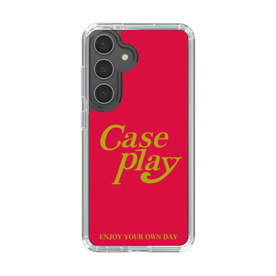 Slim Protection Case［ Original - ENJOY YOUR OWN DAY - Red ］