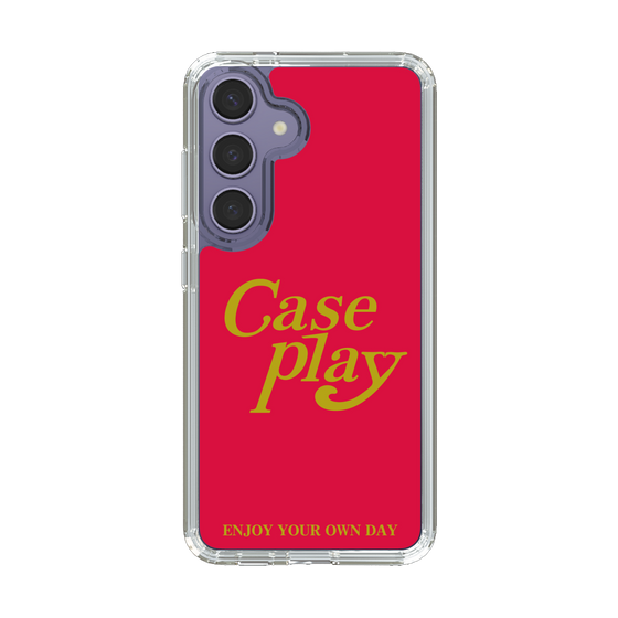 Slim Protection Case［ Original - ENJOY YOUR OWN DAY - Red ］