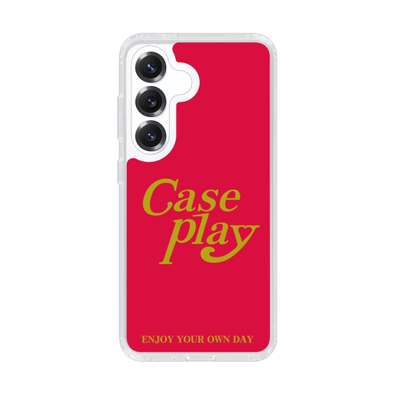 Slim Protection Case［ Original - ENJOY YOUR OWN DAY - Red ］