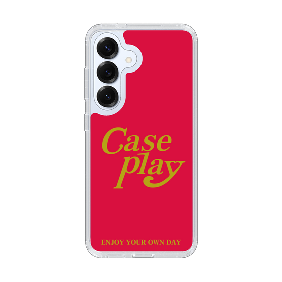Slim Protection Case［ Original - ENJOY YOUR OWN DAY - Red ］