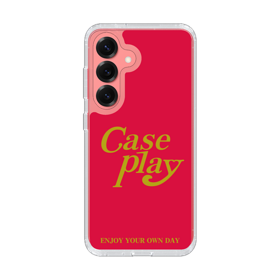 Slim Protection Case［ Original - ENJOY YOUR OWN DAY - Red ］