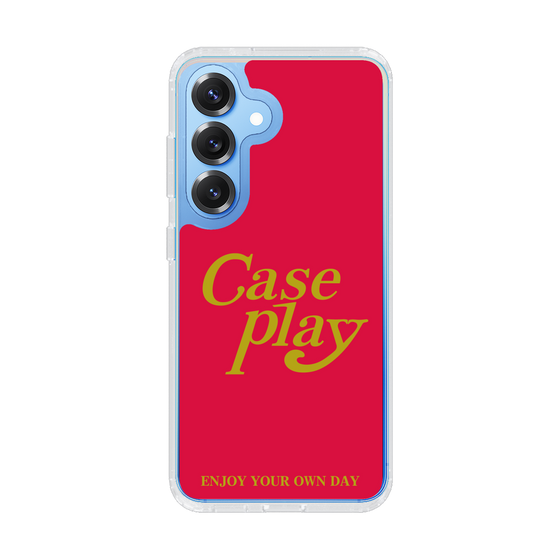 Slim Protection Case［ Original - ENJOY YOUR OWN DAY - Red ］