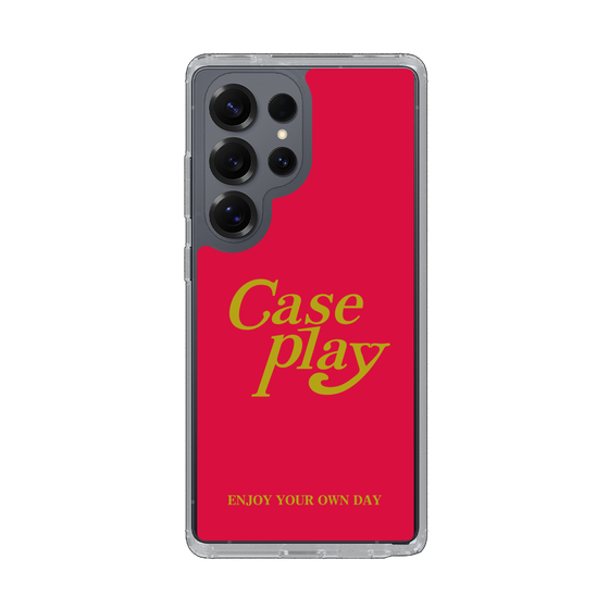 Slim Protection Case［ Original - ENJOY YOUR OWN DAY - Red ］