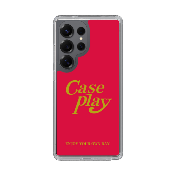 Slim Protection Case［ Original - ENJOY YOUR OWN DAY - Red ］