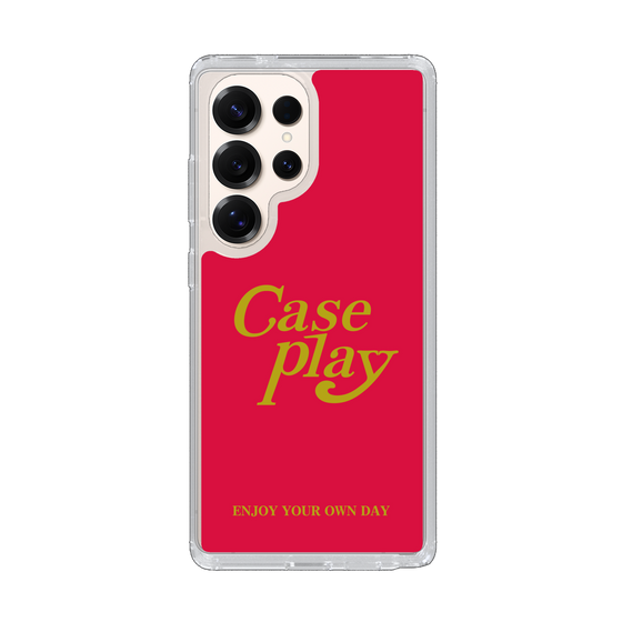 Slim Protection Case［ Original - ENJOY YOUR OWN DAY - Red ］