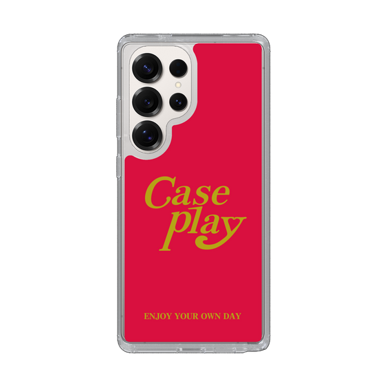 Slim Protection Case［ Original - ENJOY YOUR OWN DAY - Red ］