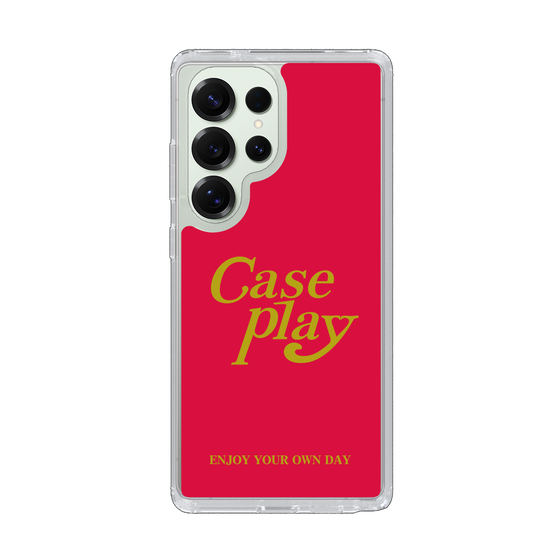 Slim Protection Case［ Original - ENJOY YOUR OWN DAY - Red ］