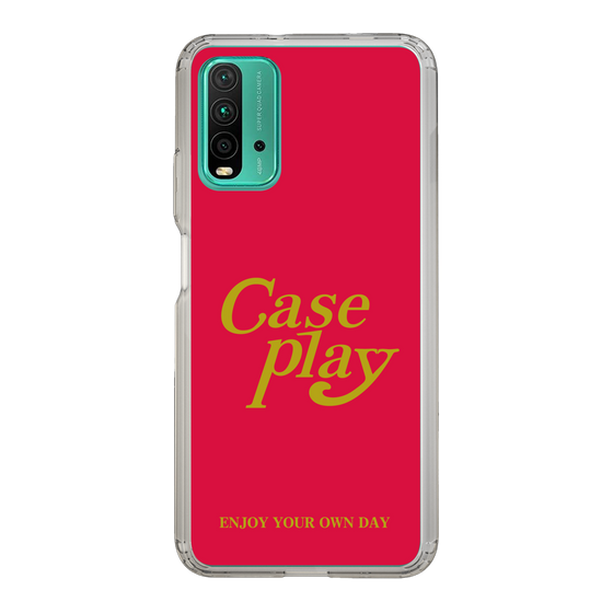 Slim Protection Case［ Original - ENJOY YOUR OWN DAY - Red ］