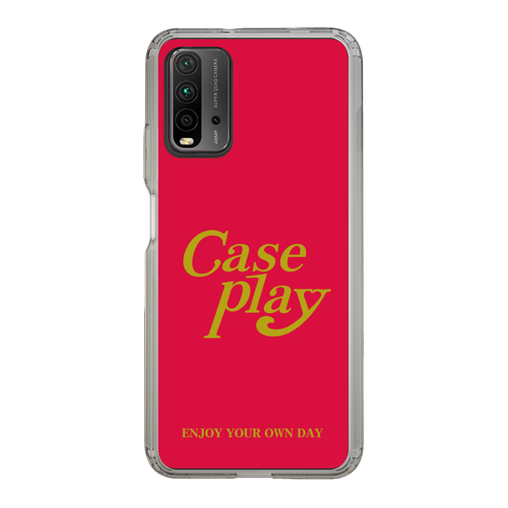 Slim Protection Case［ Original - ENJOY YOUR OWN DAY - Red ］