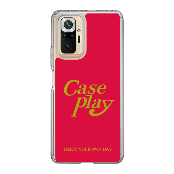 Slim Protection Case［ Original - ENJOY YOUR OWN DAY - Red ］